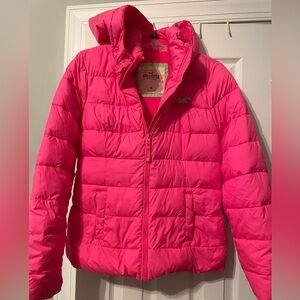 Hollister Snow Jacket and YFK snow pants. Girls Youth size 10/12. Sold as a set
